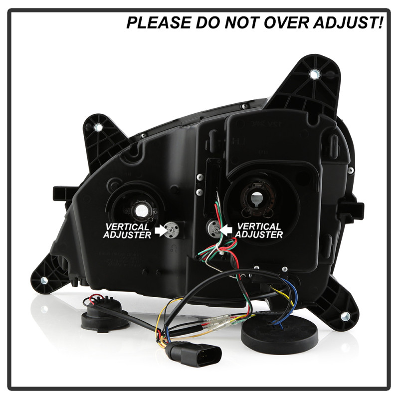 Spyder 13-19 Peterbilt 579 Passenger Side Projector Headlights - Black (PRO-YD-PB57914-SEQ-R-BK) - 5088598 User 5