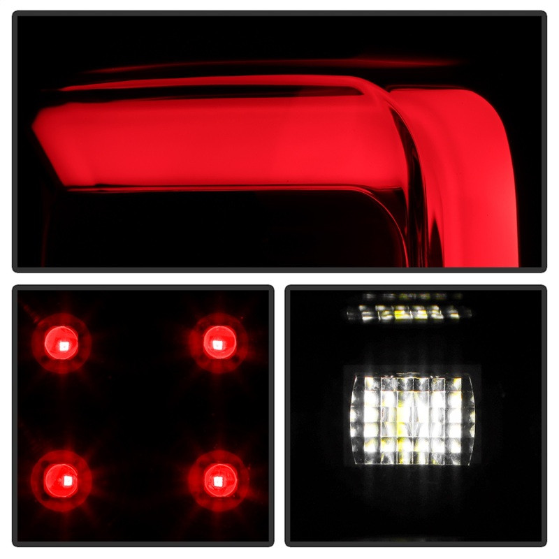 Spyder 04-08 Ford F150 Styleside Version 2 LED Tail Lights - Black (ALT-YD-FF15004V2-RBLED-BK) - 5089489 Photo - Unmounted