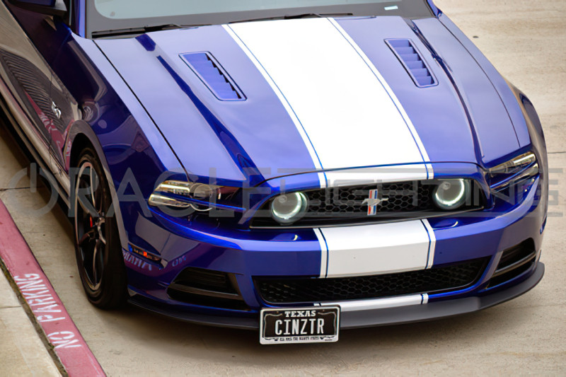 Oracle 13-14 Ford Mustang GT LED Fog Light Halo Kit - Red - 2625-003 Photo - lifestyle view