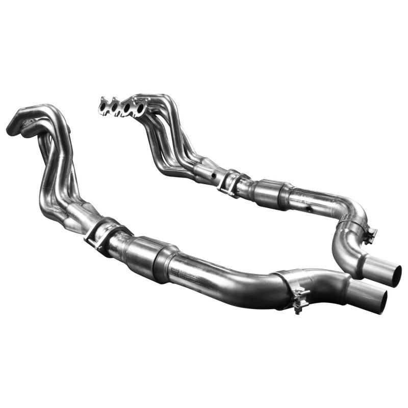 Kooks 15-26 Mustang GT/DH 5.0L 4V 1-7/8 x3  SS Headers w/Ultra Green Catted Conn Pipe/w OEM Adapters - 1151H452 Photo - Unmounted