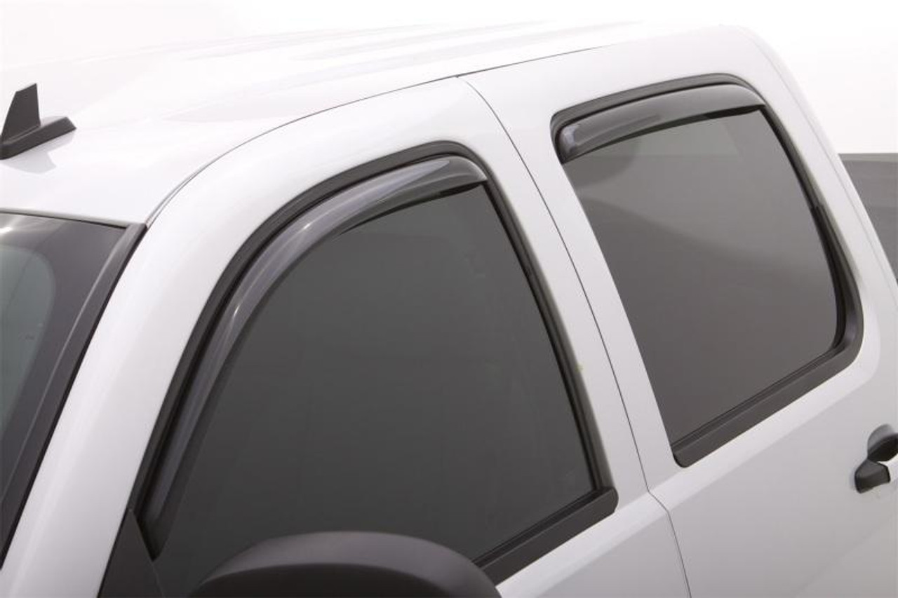 LUND Lund 04-14 Ford F-150 SuperCab Ventvisor Elite Window Deflectors - Smoke 2 Pc - 182741