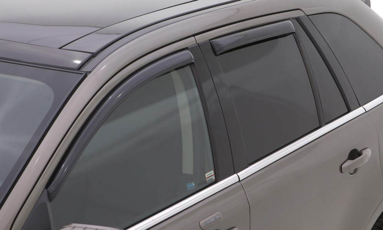 LUND Lund 04-14 Ford F-150 SuperCab Ventvisor Elite Window Deflectors - Smoke 2 Pc - 182741