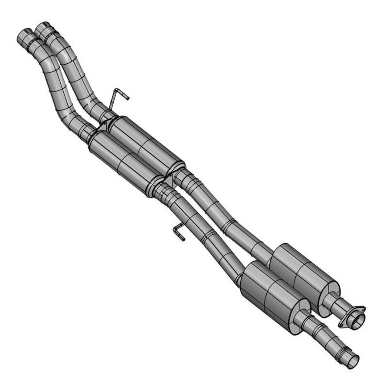 Kooks Headers Kooks 17-19 Ford F150 Raptor EcoBoost 3in Dual Cat-Back Exhaust 2 Muff/2 Resonators Use OEM Pipes - 13624100