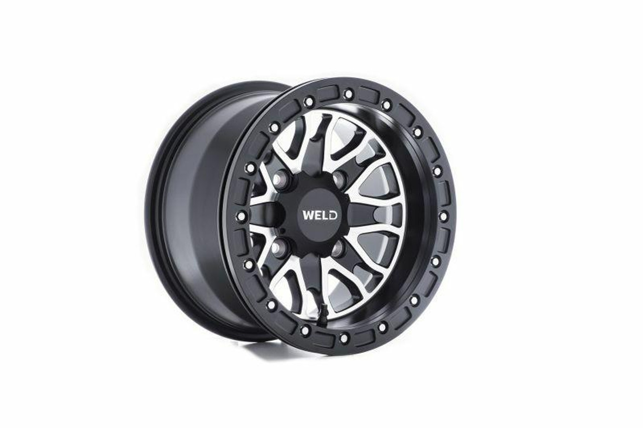 Weld UTV RF Series Raptor U501 15x10 Raptor Beadlock 4x156 5BS Satin BLK MIL - U501B0043500