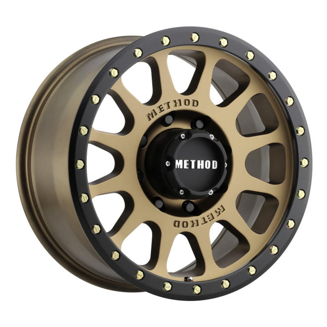 Method Wheels Method MR305 NV 20x10 -18mm Offset 8x180 130.81mm CB Method Bronze/Black Street Loc Wheel - MR30521088918N