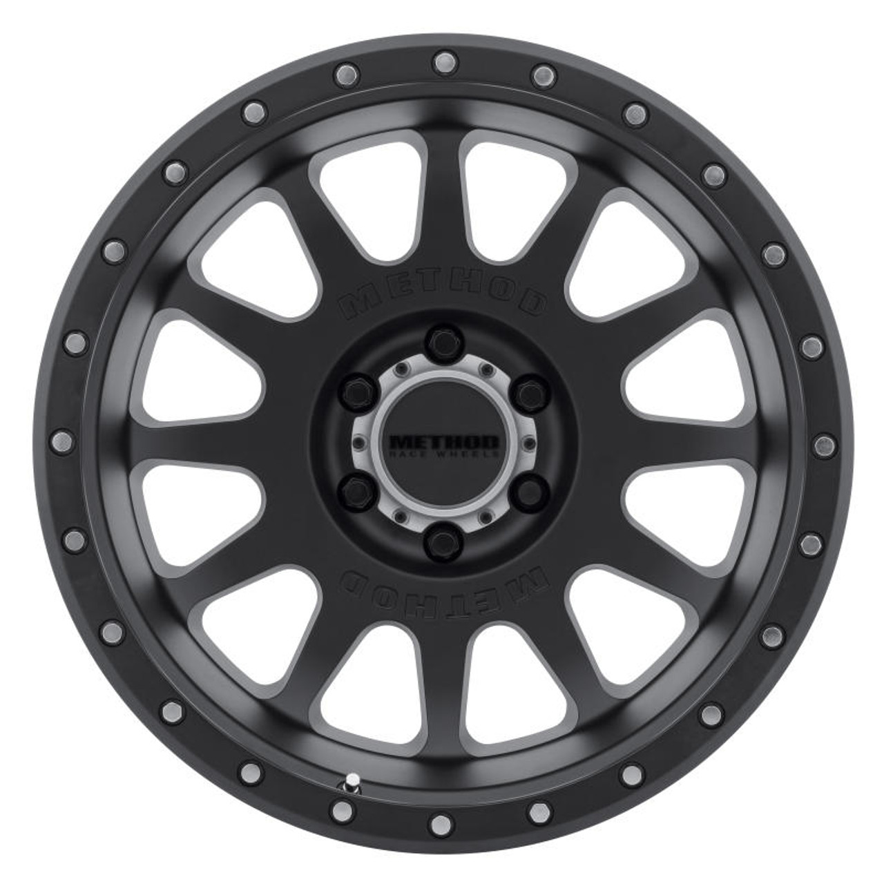 Method Wheels Method MR605 NV 20x10 -24mm Offset 6x5.5 106.25mm CB Matte Black Wheel - MR60521060524N