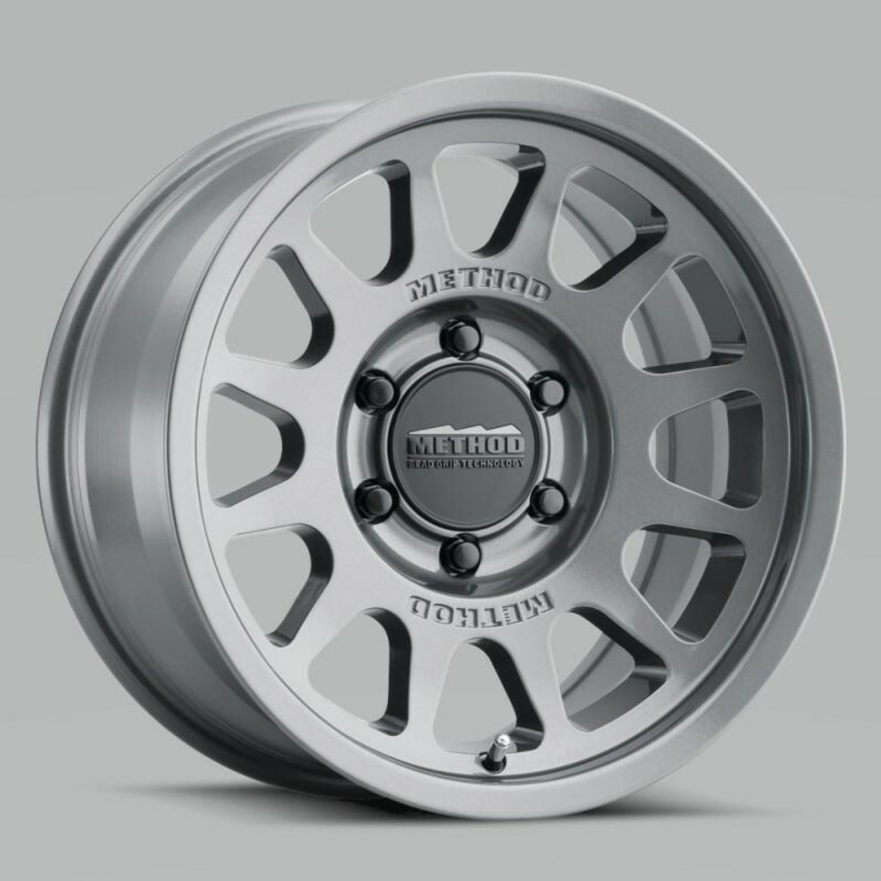Method Wheels Method MR703 17x8.5 0mm Offset 6x5.5 106.25mm CB Gloss Titanium Wheel - MR70378560800
