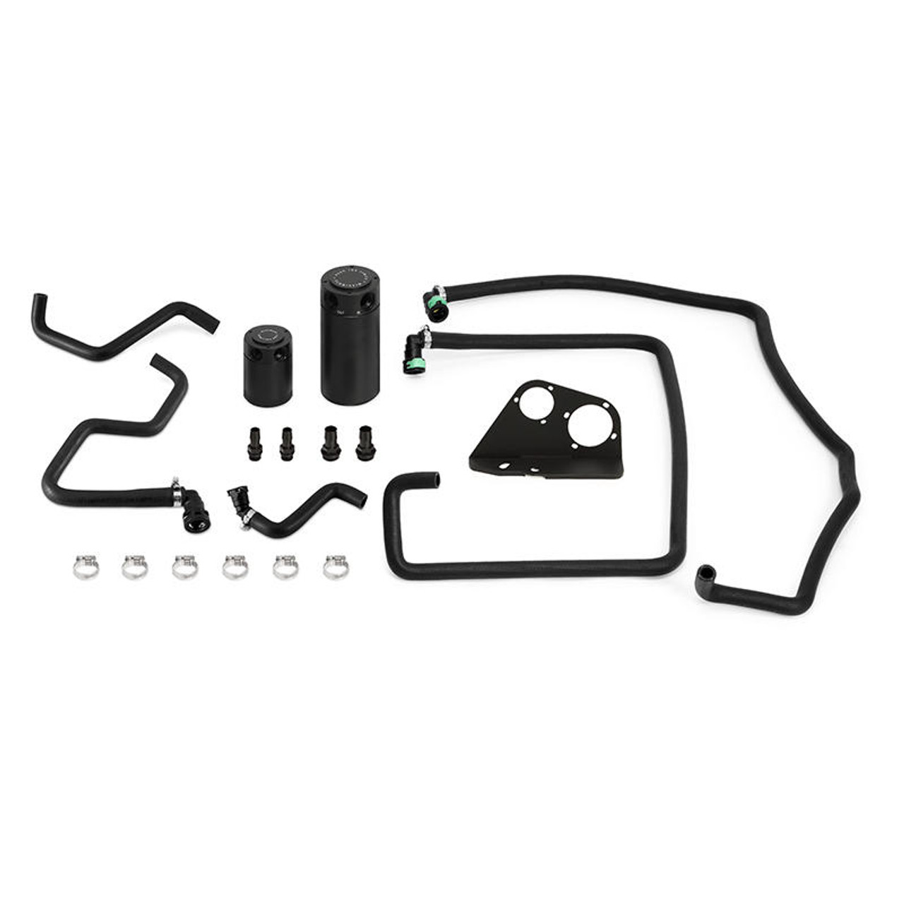 Mishimoto 2017 Ford F-150 3.5L EcoBoost Baffled Oil Catch Can Kit - MMBCC-F35T-17SBE
