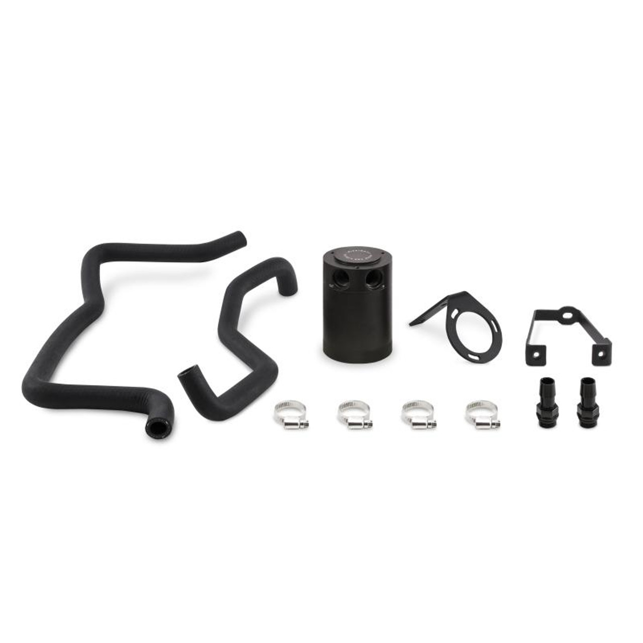 Mishimoto 2015 Dodge Charger / 2015 Chrysler 300C 5.7L Direct Fit Oil Catch Can Kit - Black - MMBCC-MOP57-15PBEBK