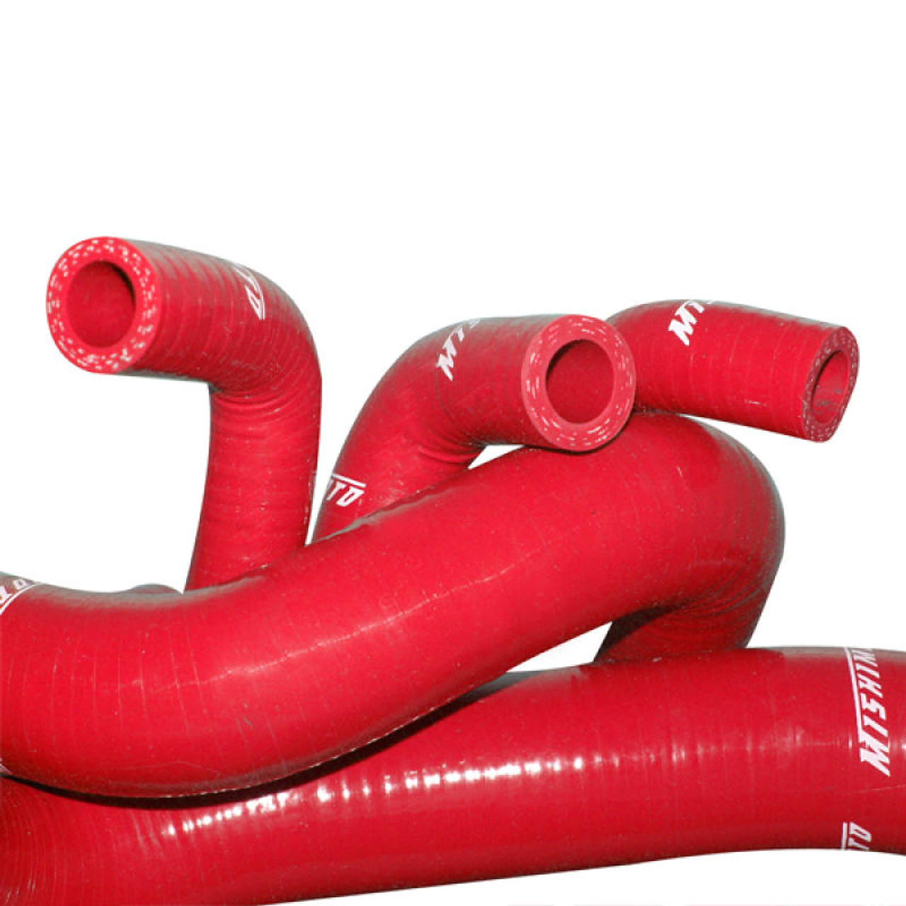 Mishimoto 86-93 Ford Mustang Red Silicone Hose Kit - MMHOSE-MUS-86RD