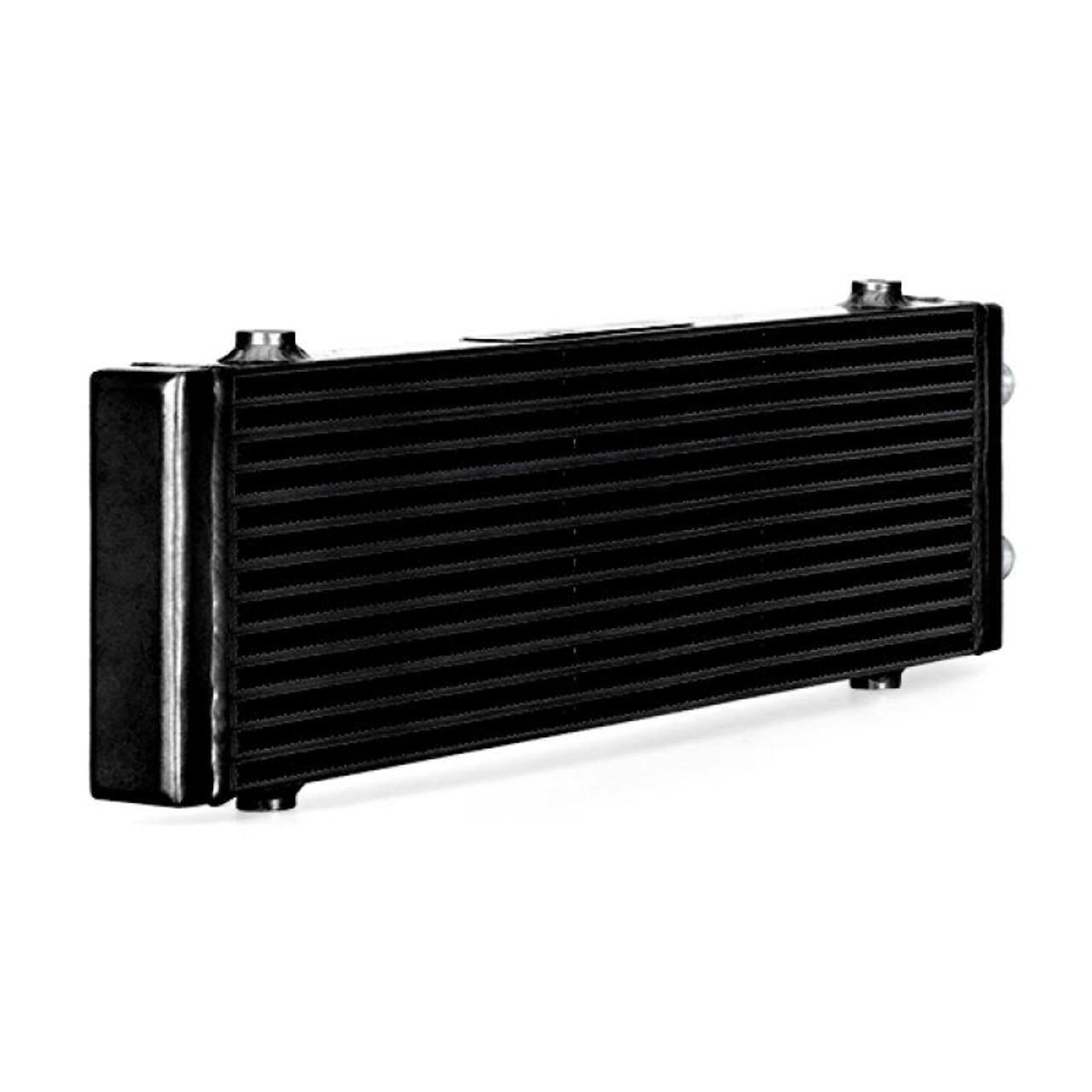 Mishimoto Universal Large Bar and Plate Dual Pass Black Oil Cooler - MMOC-DP-LBK