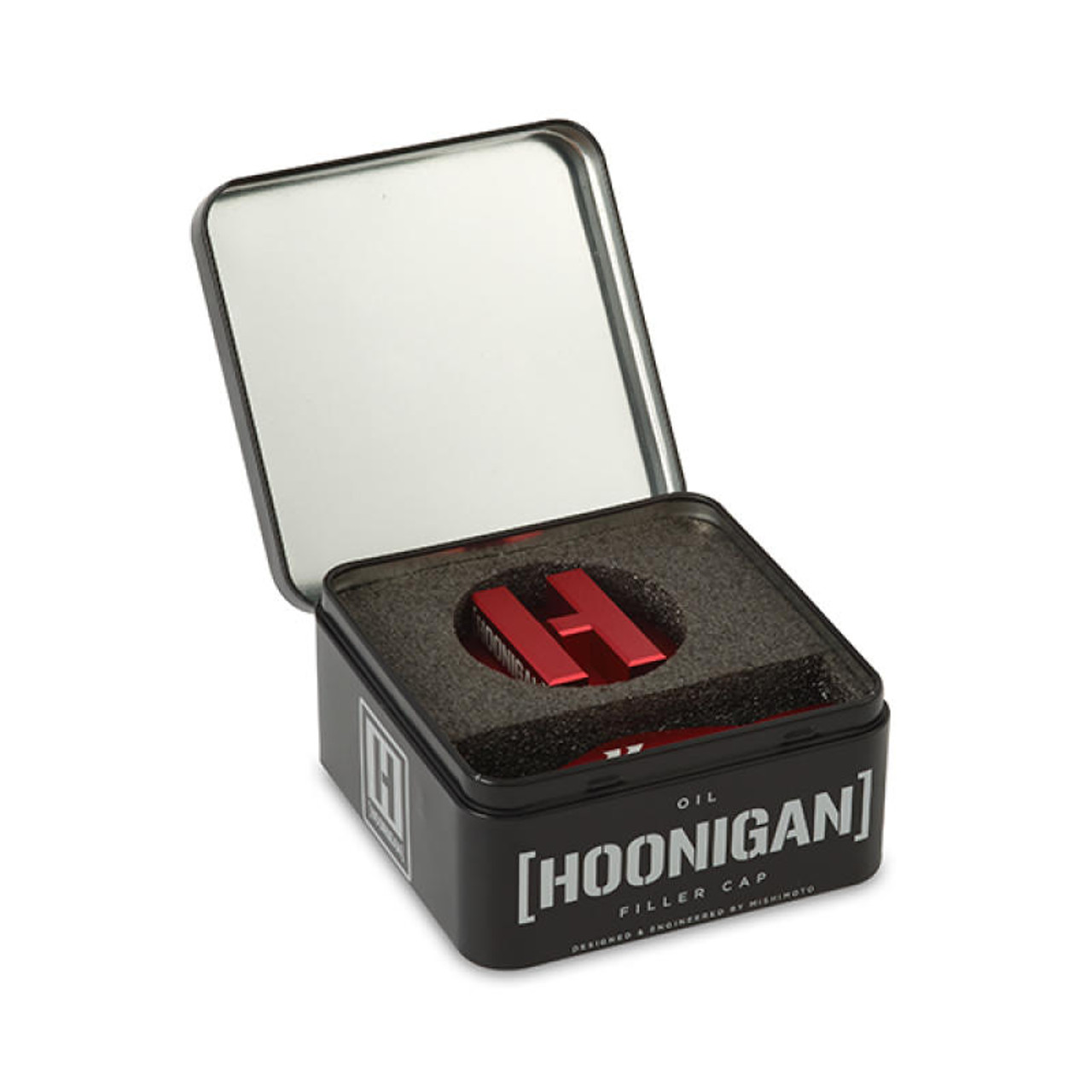 Mishimoto LS Engine Hoonigan Oil Filler Cap - Red - MMOFC-LSX-HOONRD