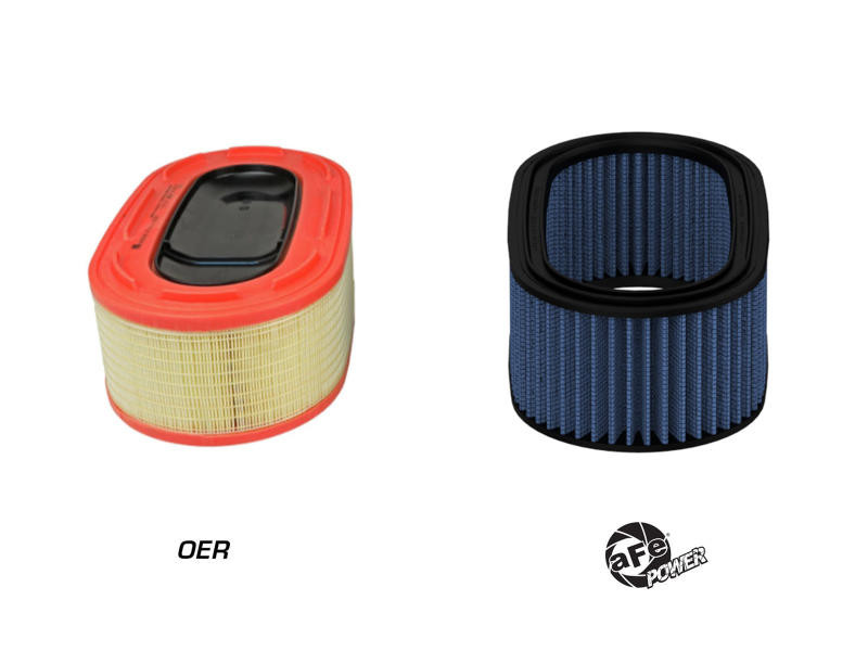 AFE aFe 2020 Chevrolet Corvette C8 Magnum Flow Pro 5R Air Filter - Blue - 10-10148