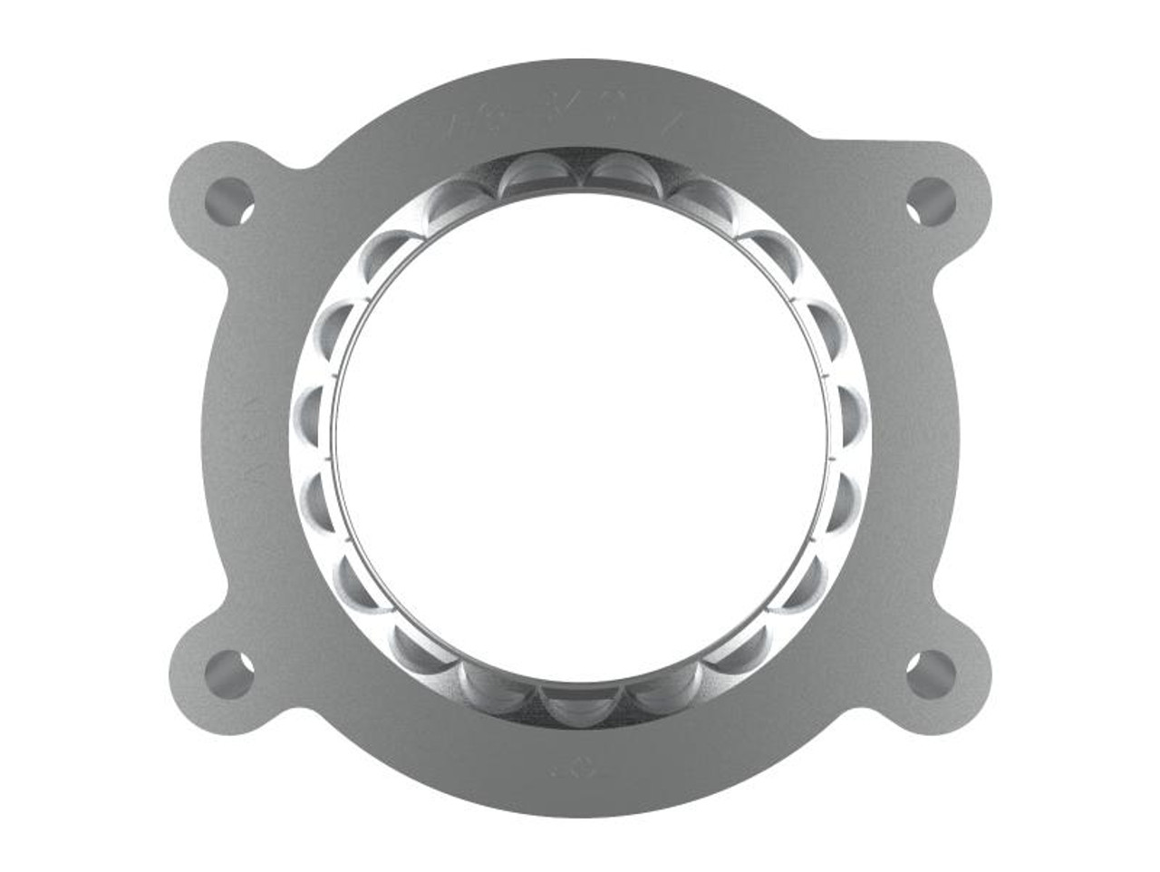 AFE aFe 2020 Vette C8 Silver Bullet Aluminum Throttle Body Spacer Works w/ Factory Intake Only - Silver - 46-34017