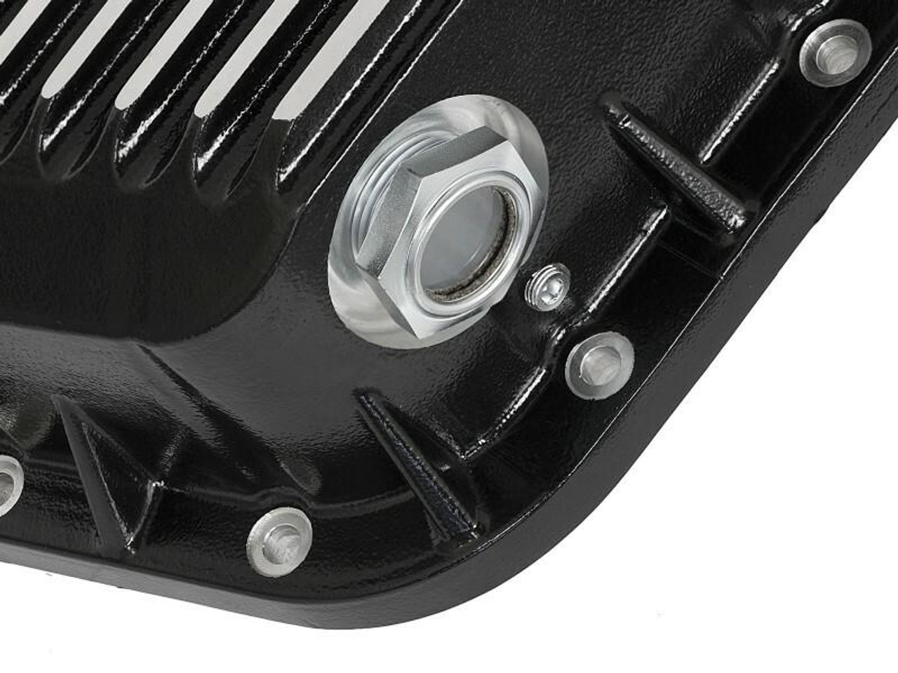 AFE aFe Pro Series Rear Diff Cover Kit Black w/ Gear Oil 86-16 Ford F-250/F-350 V8 7.3L/6.0L/6.4L/6.7L - 46-70022-WL