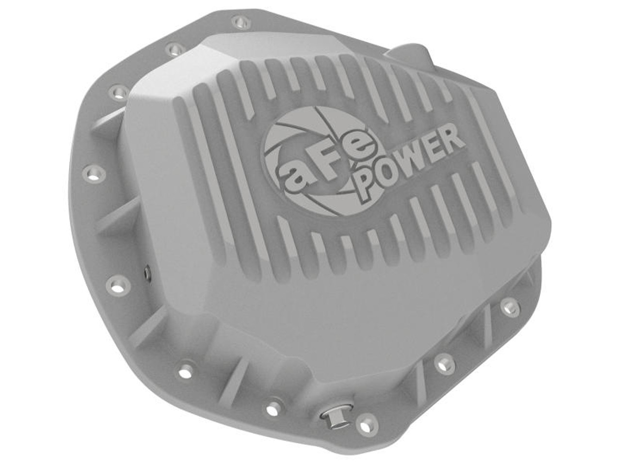 AFE aFe Power Pro Series Rear Differential Cover Raw w/ Machined Fins 14-18 Dodge Ram 2500/3500 - 46-70390