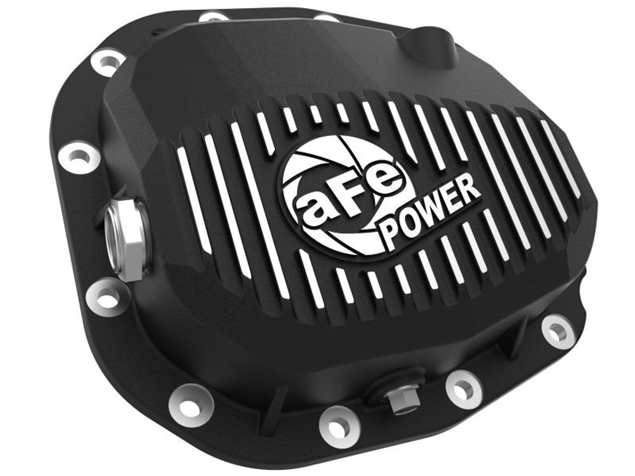 AFE aFe Pro Series Rear Differential Cover Black w/ Fins 15-19 Ford F-150 w/ Super 8.8 Rear Axles - 46-71180B