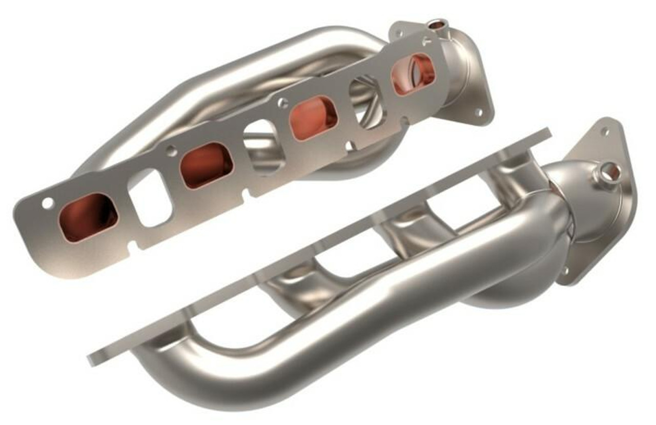 AFE aFe Power Twisted Steel 304SS Shorty Header 2021 Ram 1500 TRX V8-6.2L - 48-32030-T