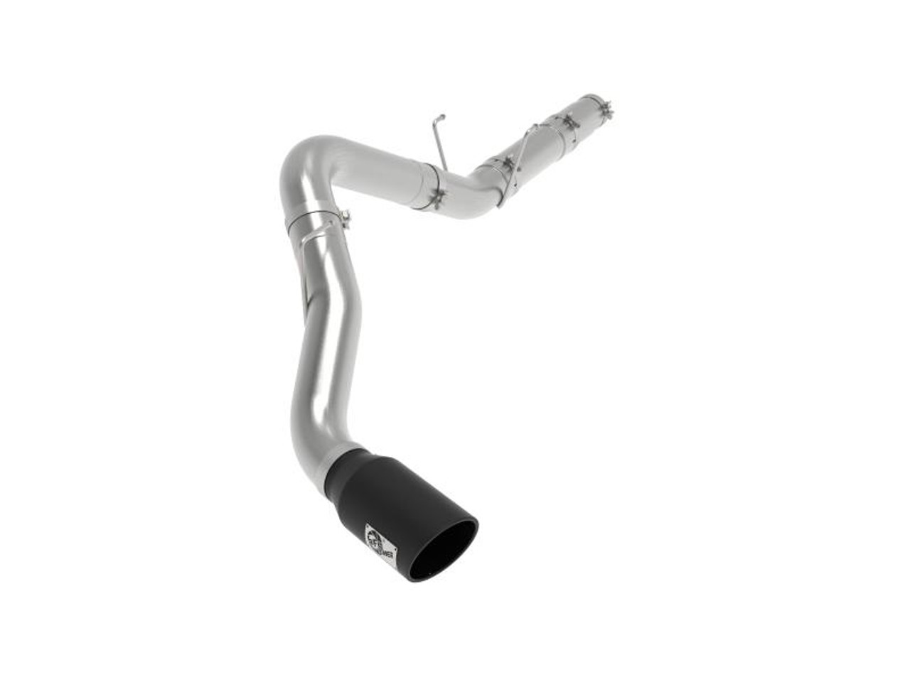 AFE aFe Large-Bore HD 5in 409SS DPF-Back Exhaust System w/Black Tip 19-20 Ram Diesel Trucks L6-6.7L td - 49-42078-B