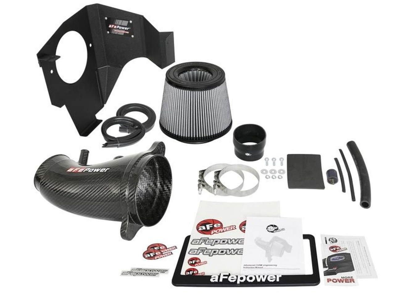 AFE aFe POWER Magnum FORCE Carbon Fiber Stage 2 Pro Dry S CAIS - 11-18 Dodge Challenger/Charger V8-6.4L - 51-12172-C