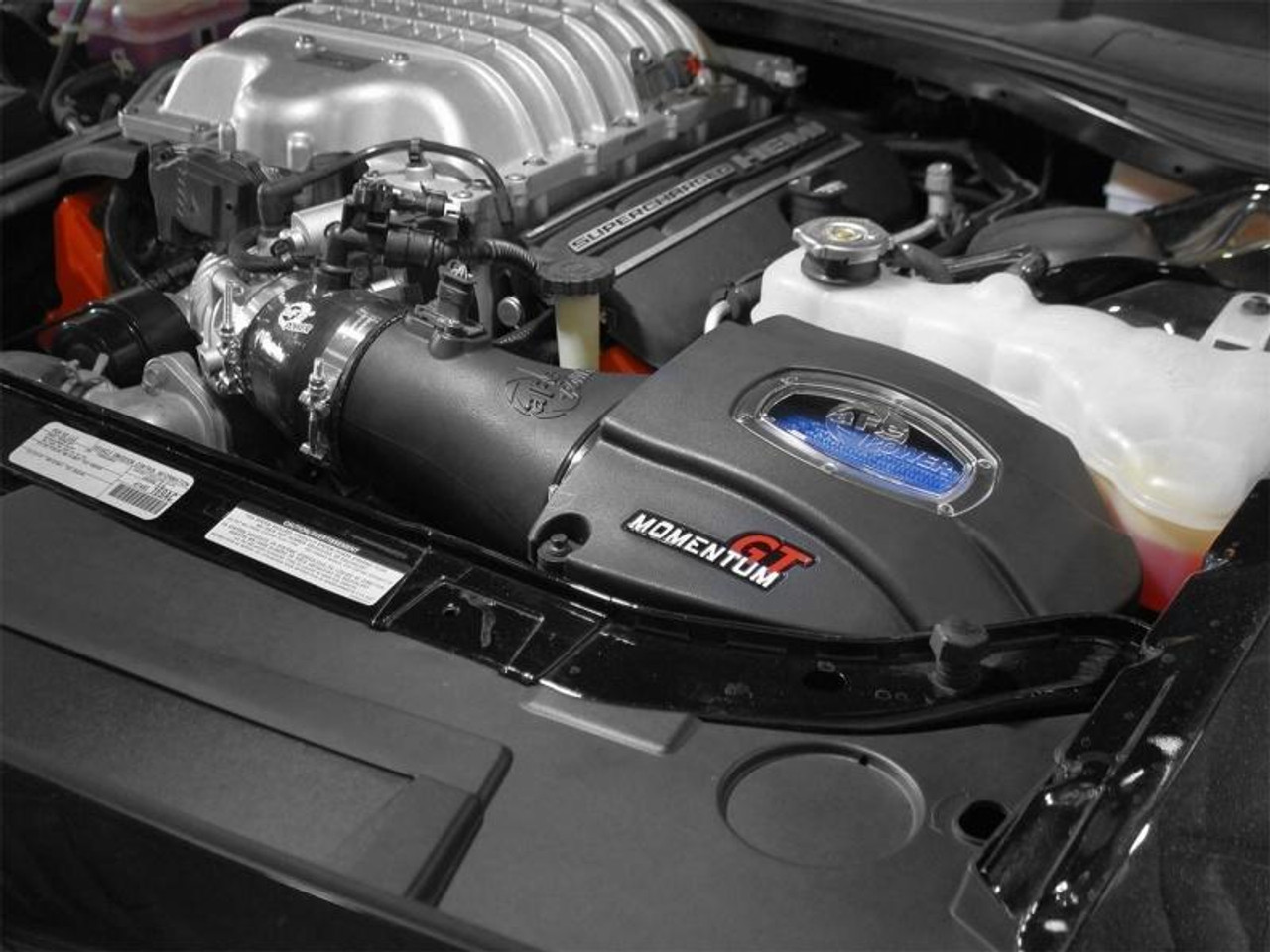 AFE aFe Momentum Air Intake System PRO 5R w/ Extra Filter 2015 Dodge Challenger SRT Hellcat 6.2L sc - 52-72204