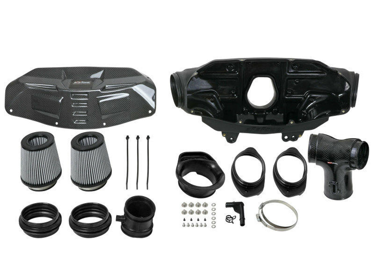 AFE aFe 2020 Corvette C8 Black Series Carbon Fiber Cold Air Intake System With Pro DRY S Filters - 58-10007D
