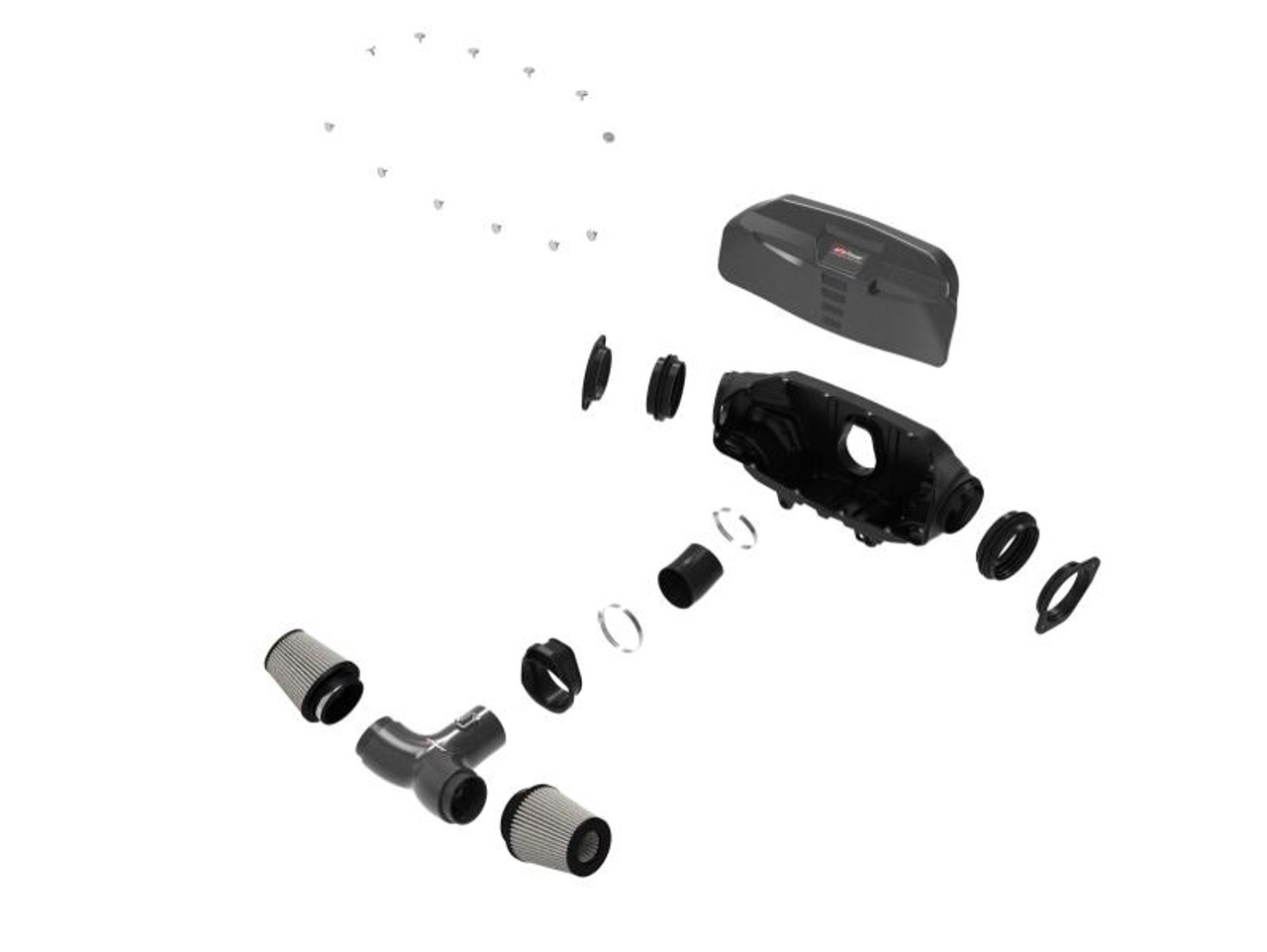 AFE aFe 2020 Corvette C8 Black Series Carbon Fiber Cold Air Intake System With Pro DRY S Filters - 58-10007D