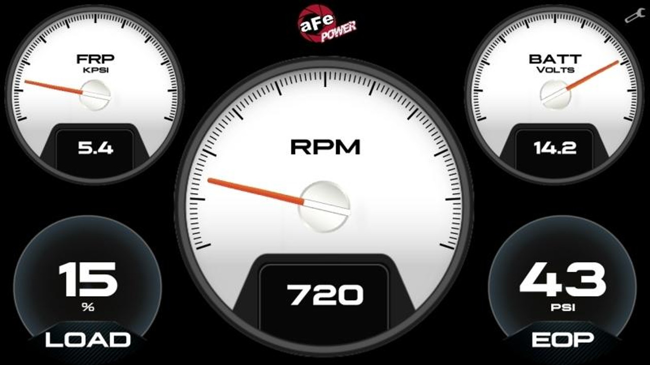 AFE aFe AGD Advanced Gauge Display Digital 5.5in Monitor 08-18 Dodge/RAM/Ford/GM Diesel Trucks - 77-91001
