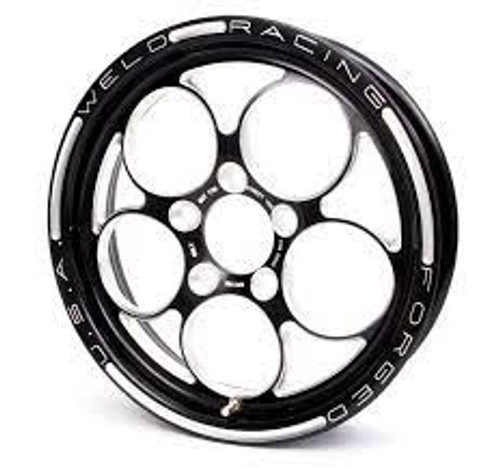 Weld Magnum Drag 2.0 15x8 / 5x4.5 BP / 3in BS Black/Polished Wheel - 86B-508206