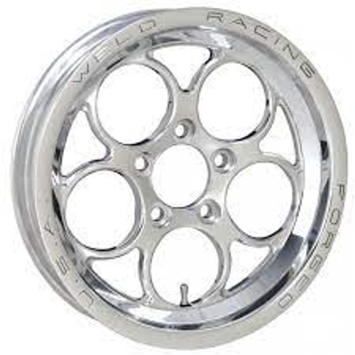 Weld Magnum 1-Piece 17x4.5 / 5x4.5 BP / 2.25in. BS Polished Wheel - Non-Beadlock - 86P-1704204