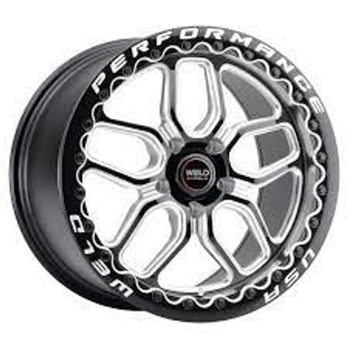 Weld Racing 18x5 Laguna Bead Lock 5x120 ET23 BS2.1 Gloss BLK MIL DIA 78.1 - S1528C022N23