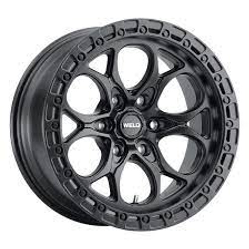 Weld Off-Road W108 20X10 Ledge 6X139.7 ET13 BS6.00 Satin Black / Black Ring 106.1 - W10800084600