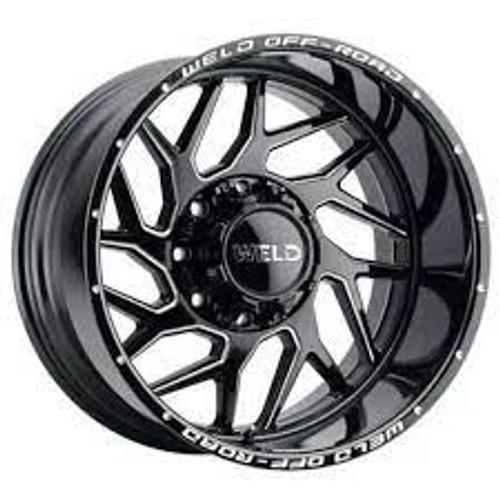 Weld Off-Road W117 20X10 Fulcrum 8X180 ET13 BS6.00 Gloss Black MIL 124.3 - W11700018600