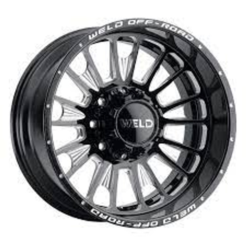 Weld Off-Road W121 20X8.25 Scorch Outer 8X165.1 ET-265 BS-5.67 Gloss Black MIL 121.6 - W12108280N56