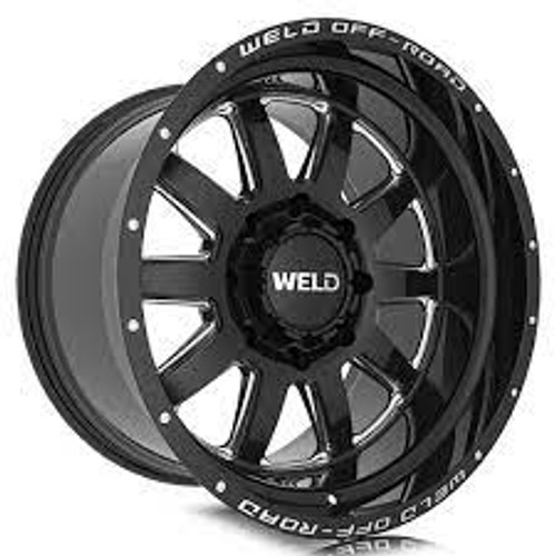 Weld Off-Road W168 20X10 Stealth 8X180 ET-18 BS4.75 Gloss Black 124.3 - W16800018475