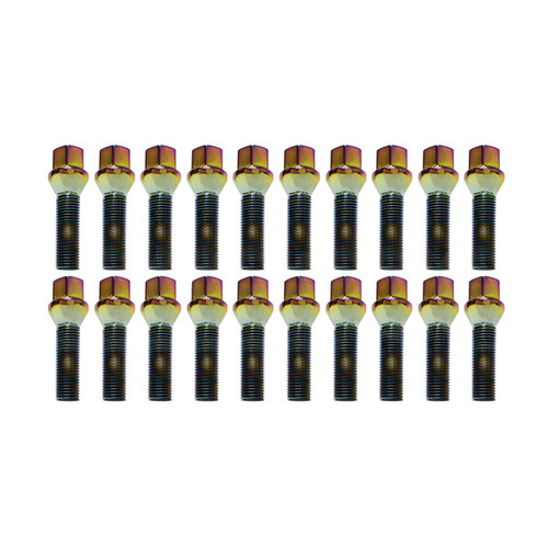 Wheel Mate Mevius 17 Hex Lug Bolt Set of 20 - Chrome Neon 14x1.25 40mm Cone 60 DEG TAP - 40592N User 1
