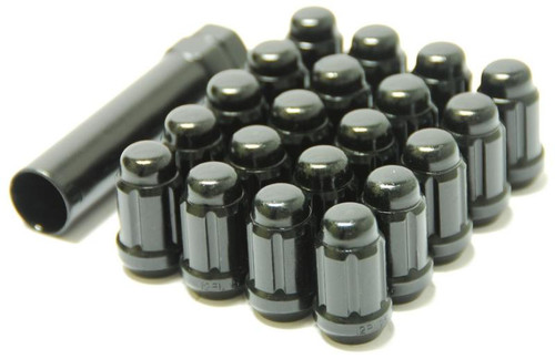 Wheel Mate Muteki Closed End Lug Nuts - Deep Black 12x1.25 - 41885B Photo - Primary