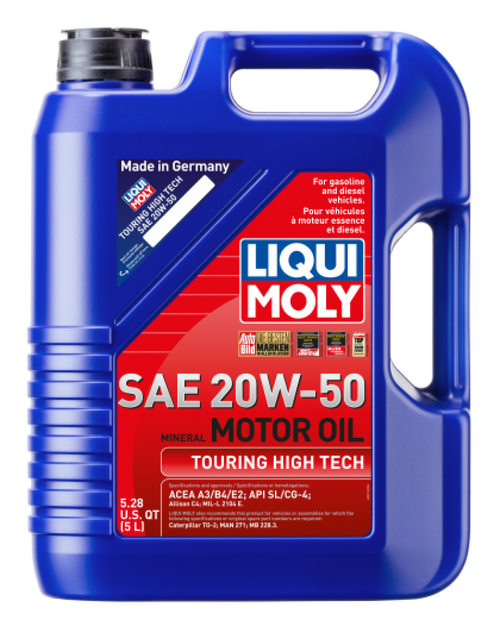 LIQUI MOLY 5L Touring High Tech Motor Oil 20W50 - Single - 20114-1 User 1