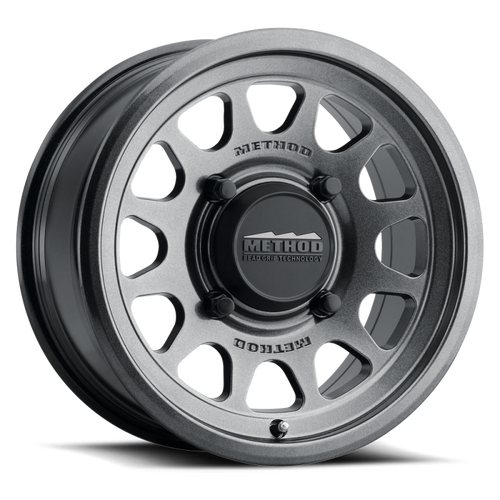 Method MR414 Bead Grip 15x10 / 6+4/25mm Offset / 5x4.5 / 76mm CB Graphite Wheel - MR414510121264 Photo - Primary