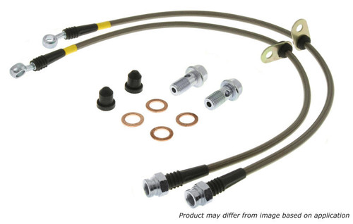 Stoptech StopTech 07-08 Audi RS4 Front Stainless Steel Brake Line Kit - 950.33005