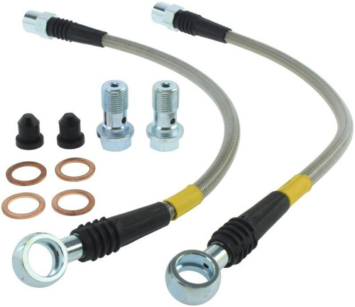 Stoptech StopTech 07-08 Audi RS4 Rear Stainless Steel Brake Line Kit - 950.33508