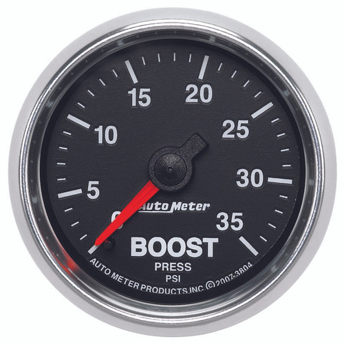 Autometer AutoMeter GS 2 1/16 inch 35PSI Mechanical Boost Gauge - 3804