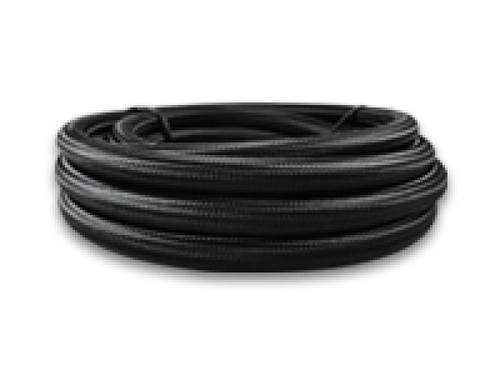  Vibrant -6 AN Black Nylon Braided Flex Hose .56in ID (150 foot roll) - 12006 