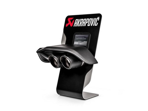  Akrapovic Counter Display with Sample Tail Pipe Set and Carbon Diffuser (High Gloss) - P-CM-CDC/1 