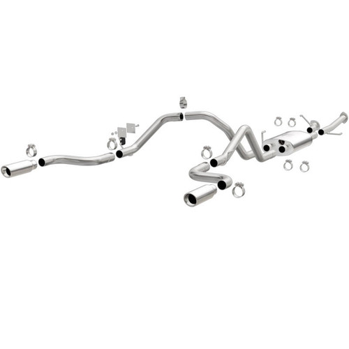 Magnaflow MagnaFlow 14 Toyota Tundra V8 4.6L/5.7L Stainless Cat Back Exhaust Dual Split Rear Exit - 15305 