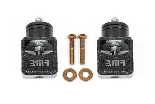 BMR Chevy SS and Pontiac G8 Motor Mount Kit (Solid Bushings) Black Hammertone - MM301H Photo - Primary