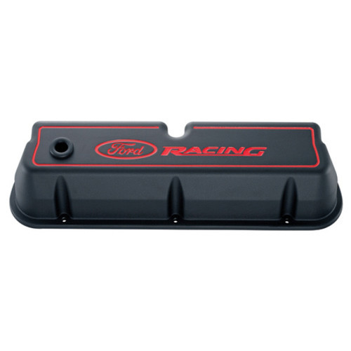 Ford Racing Logo Die-Cast Black Valve Covers - 302-003 User 1