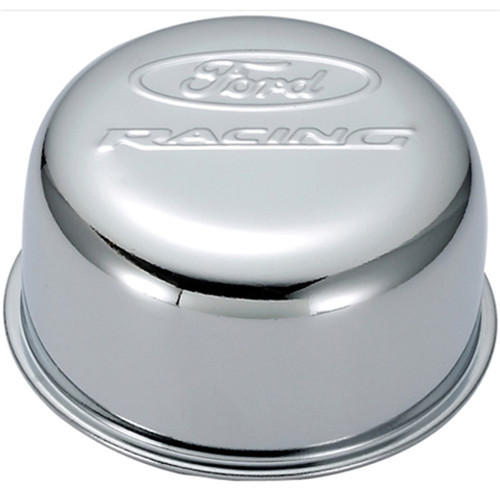 Ford Racing Chrome Breather Cap w/ Ford Racing Logo - Twist Type - 302-200 Photo - Primary