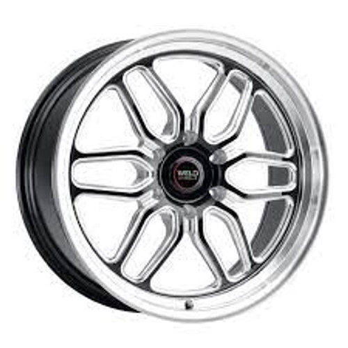 Weld Racing 20x10 Laguna 6 Drag 6x139.7 ET38 BS7.00 Gloss BLK MIL DIA 106.1 - S15300084P38