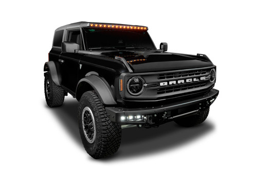 Oracle 2021+ Ford Bronco Integrated Windshield Roof LED Light Bar System - 5888-023-MF Photo - Mounted
